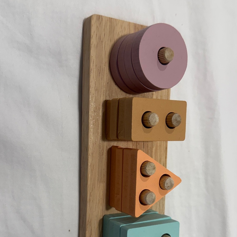 Colorful Wooden Shape Sorting Toy - Picture 4 of 4